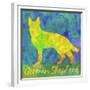 German Shepherd Dog-Cora Niele-Framed Giclee Print