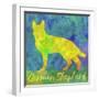 German Shepherd Dog-Cora Niele-Framed Giclee Print