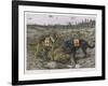 German Shepherd Dogs Used by the Red Cross to Locate Wounded Soldiers-null-Framed Art Print