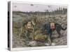 German Shepherd Dogs Used by the Red Cross to Locate Wounded Soldiers-null-Stretched Canvas