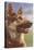 German Shepherd Head-null-Stretched Canvas