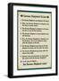 German Shepherd House Rules-null-Framed Art Print