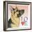 German Shepherd Love-Tomoyo Pitcher-Framed Giclee Print