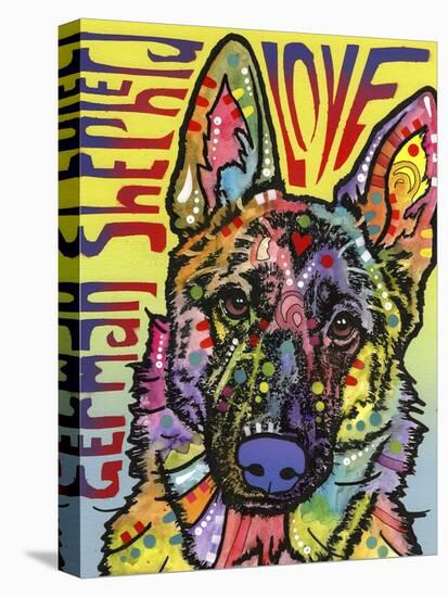 German Shepherd Luv-Dean Russo-Stretched Canvas