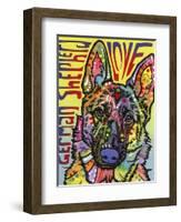 German Shepherd Luv-Dean Russo-Framed Giclee Print