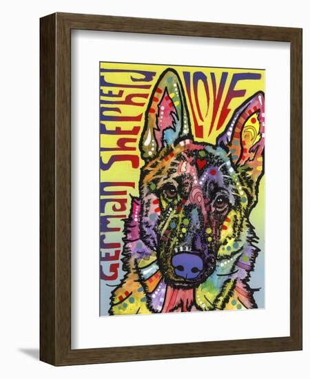 German Shepherd Luv-Dean Russo-Framed Giclee Print