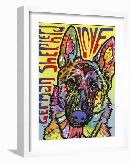 German Shepherd Luv-Dean Russo-Framed Giclee Print