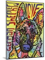 German Shepherd Luv-Dean Russo-Mounted Giclee Print