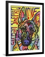 German Shepherd Luv-Dean Russo-Framed Giclee Print