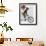 German Shepherd on Bicycle-Fab Funky-Framed Art Print displayed on a wall