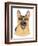 German Shepherd Portrait-Tomoyo Pitcher-Framed Giclee Print