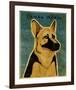 German Shepherd-John Golden-Framed Giclee Print