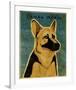 German Shepherd-John Golden-Framed Giclee Print