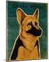 German Shepherd-John Golden-Mounted Art Print