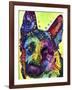 German Shepherd-Dean Russo-Framed Giclee Print