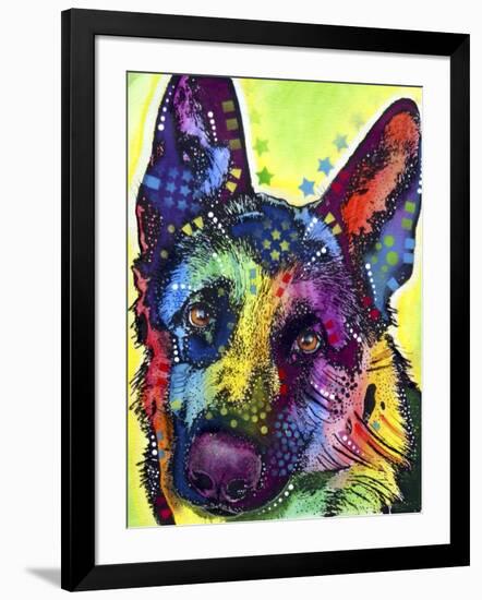 German Shepherd-Dean Russo-Framed Giclee Print