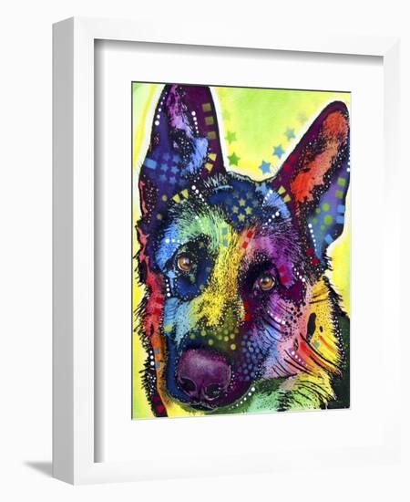 German Shepherd-Dean Russo-Framed Giclee Print