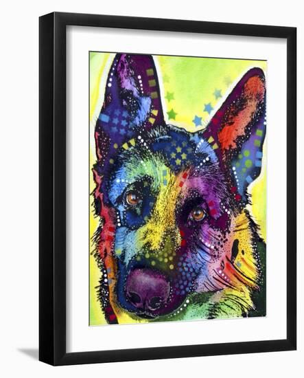 German Shepherd-Dean Russo-Framed Giclee Print