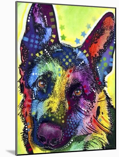 German Shepherd-Dean Russo-Mounted Giclee Print