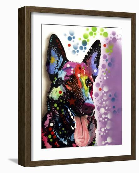 German Shepherd-Dean Russo-Framed Giclee Print