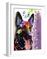 German Shepherd-Dean Russo-Framed Giclee Print