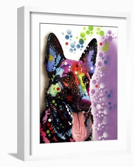 German Shepherd-Dean Russo-Framed Giclee Print