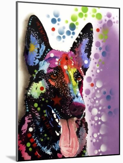 German Shepherd-Dean Russo-Mounted Giclee Print