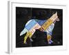 German Shepherd-Design Turnpike-Framed Giclee Print