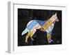 German Shepherd-Design Turnpike-Framed Giclee Print