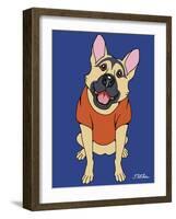 German Shepherd-Tomoyo Pitcher-Framed Giclee Print