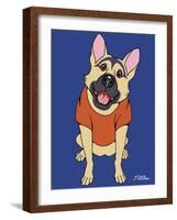 German Shepherd-Tomoyo Pitcher-Framed Giclee Print