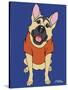 German Shepherd-Tomoyo Pitcher-Stretched Canvas