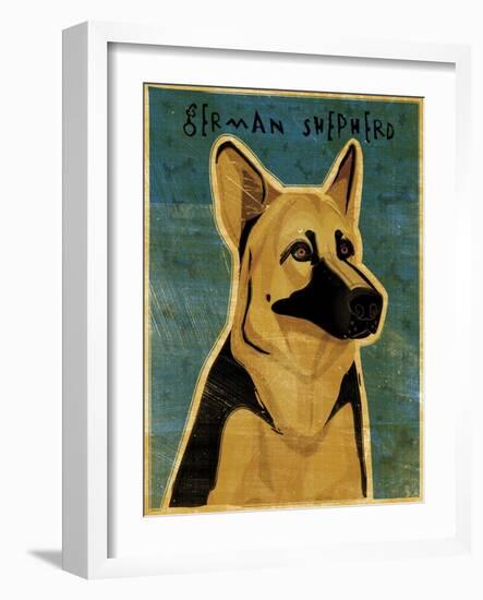 German Shepherd-John W Golden-Framed Giclee Print