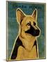 German Shepherd-John W Golden-Mounted Giclee Print