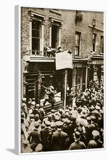 German Shop in London-null-Framed Photographic Print