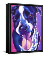 German Short Hair Pointer - Bella-Dawgart-Framed Stretched Canvas