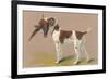 German Short-Haired Pointer with Pheasant-null-Framed Premium Giclee Print