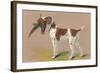 German Short-Haired Pointer with Pheasant-null-Framed Art Print