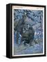 German Ski Patrol-Otto Flechtner-Framed Stretched Canvas