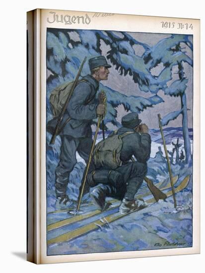 German Ski Patrol-Otto Flechtner-Stretched Canvas