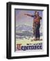 German Ski Poster-Harry Mayer-Framed Photographic Print