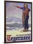 German Ski Poster-Harry Mayer-Framed Photographic Print