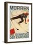 German Ski Poster-null-Framed Art Print