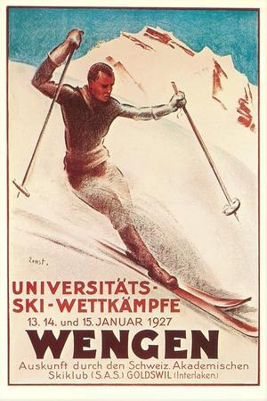 German Ski Poster' Print | AllPosters.com