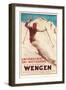 German Ski Poster-null-Framed Art Print