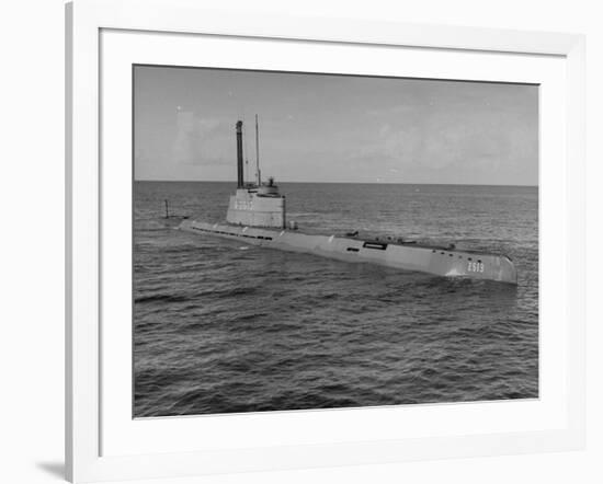 German Snorkle Submarine That Ussr Got at the End of the War-Ralph Morse-Framed Photographic Print