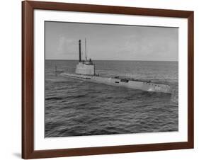 German Snorkle Submarine That Ussr Got at the End of the War-Ralph Morse-Framed Photographic Print