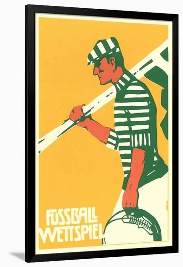 German Soccer Match-null-Framed Art Print