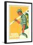 German Soccer Match-null-Framed Art Print