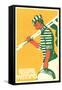 German Soccer Match-null-Framed Stretched Canvas